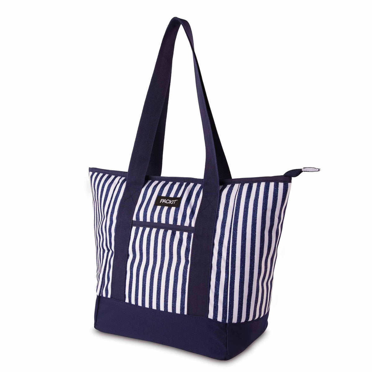 freezable-12-can-tote-cooler-h5 freezable-12-can-tote-cooler-city-seaside-stripe-left-angled.jpg