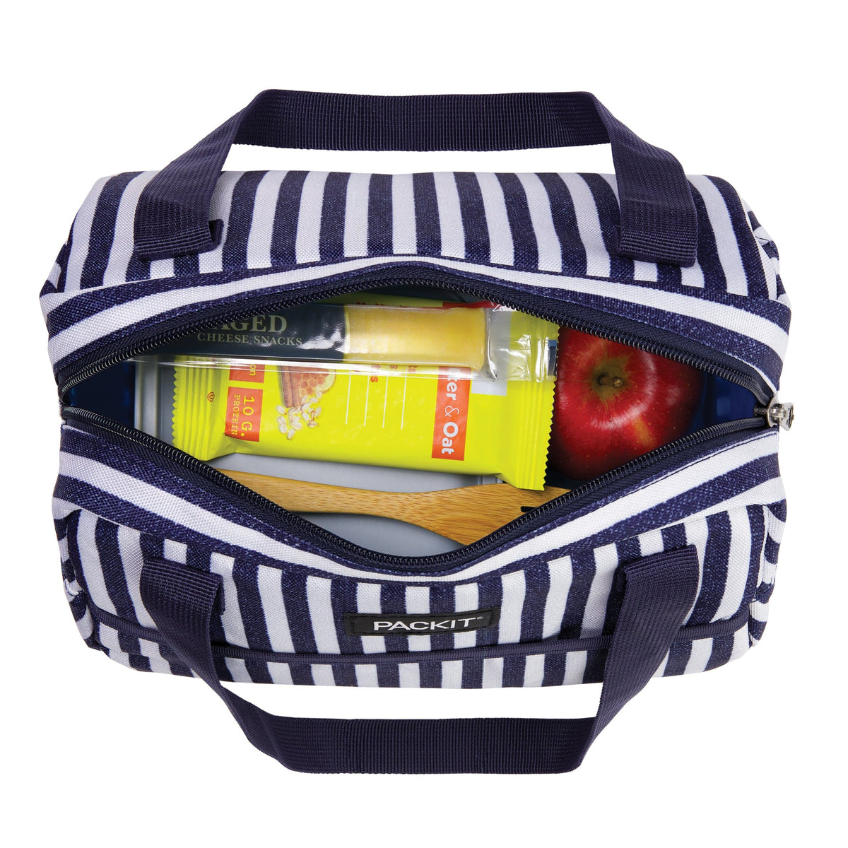 freezable-hampton-lunch-bag-d4 freezable-hampton-lunch-bag-seaside-stripe-top-view.jpg